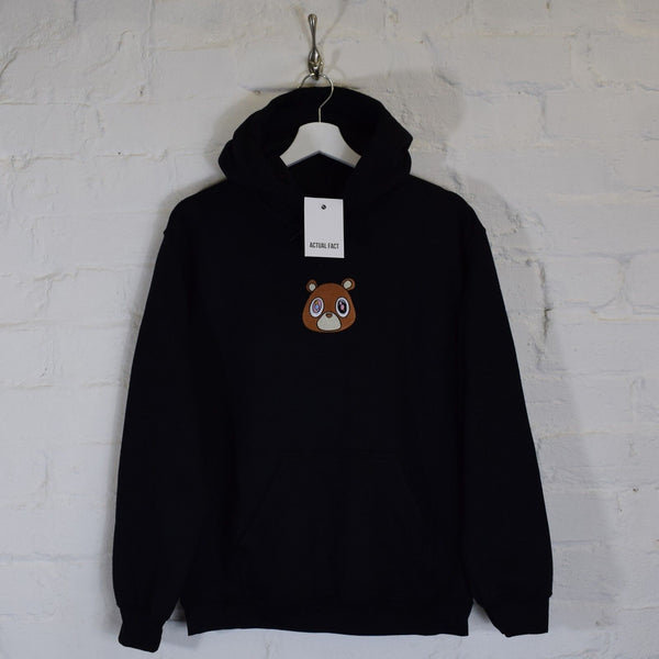 Kanye Dropout Bear Embroidered Hoodie In Purple – Actual Fact Clothing