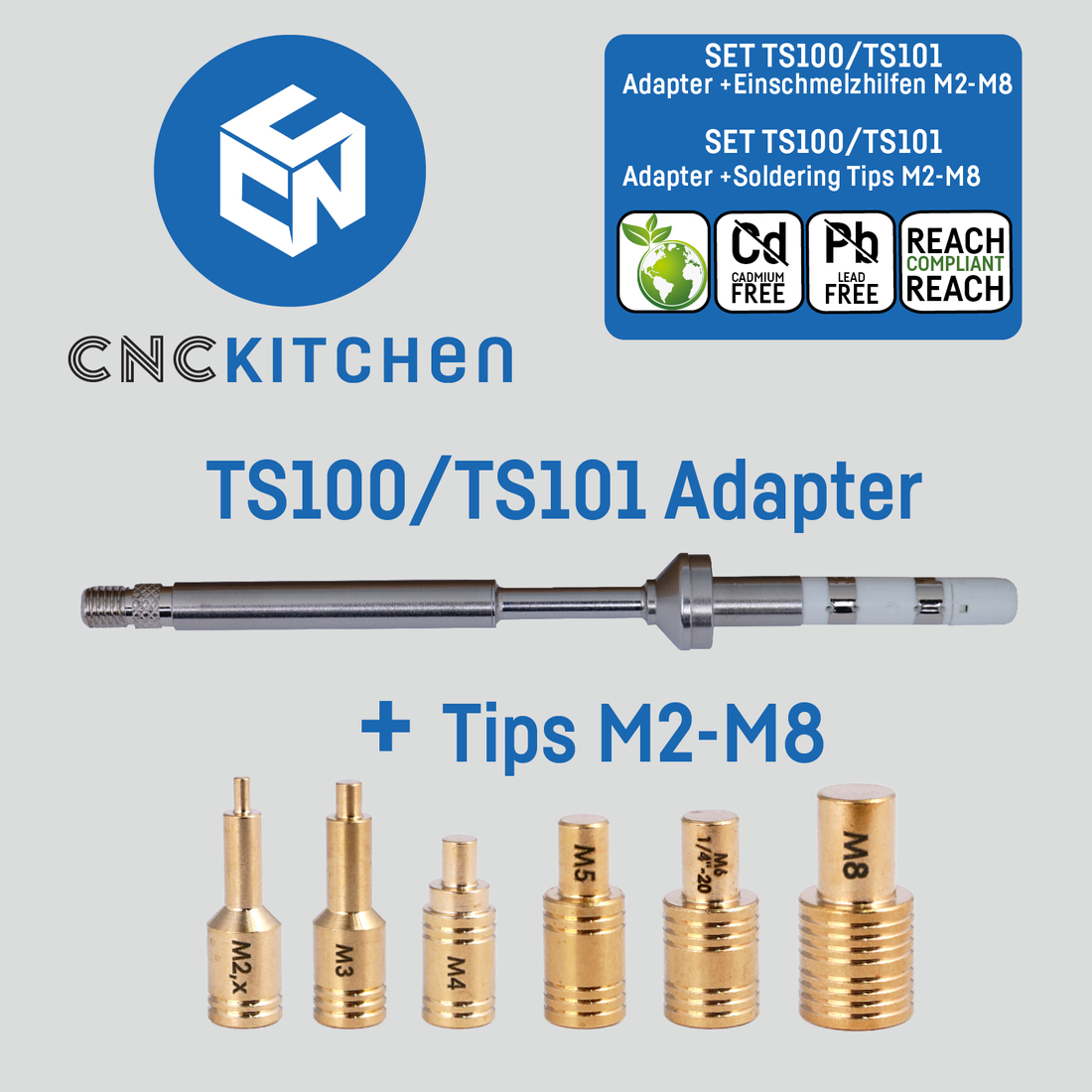  GO-3D M6 0.4mm ZS Nozzle Hardened Steel Copper Alloy