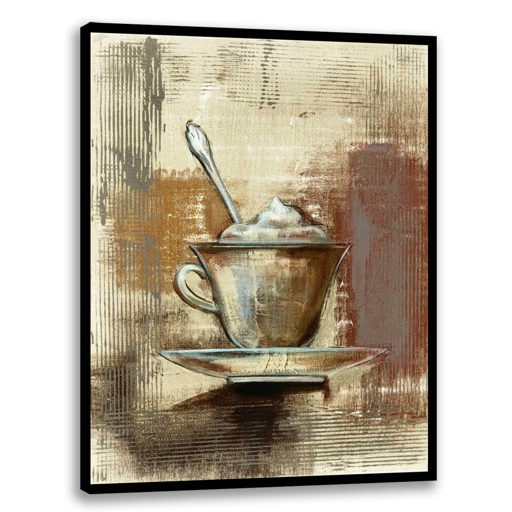 Cafe Classico III Neutral 1551 Coffee painting | Cafe Painting ...