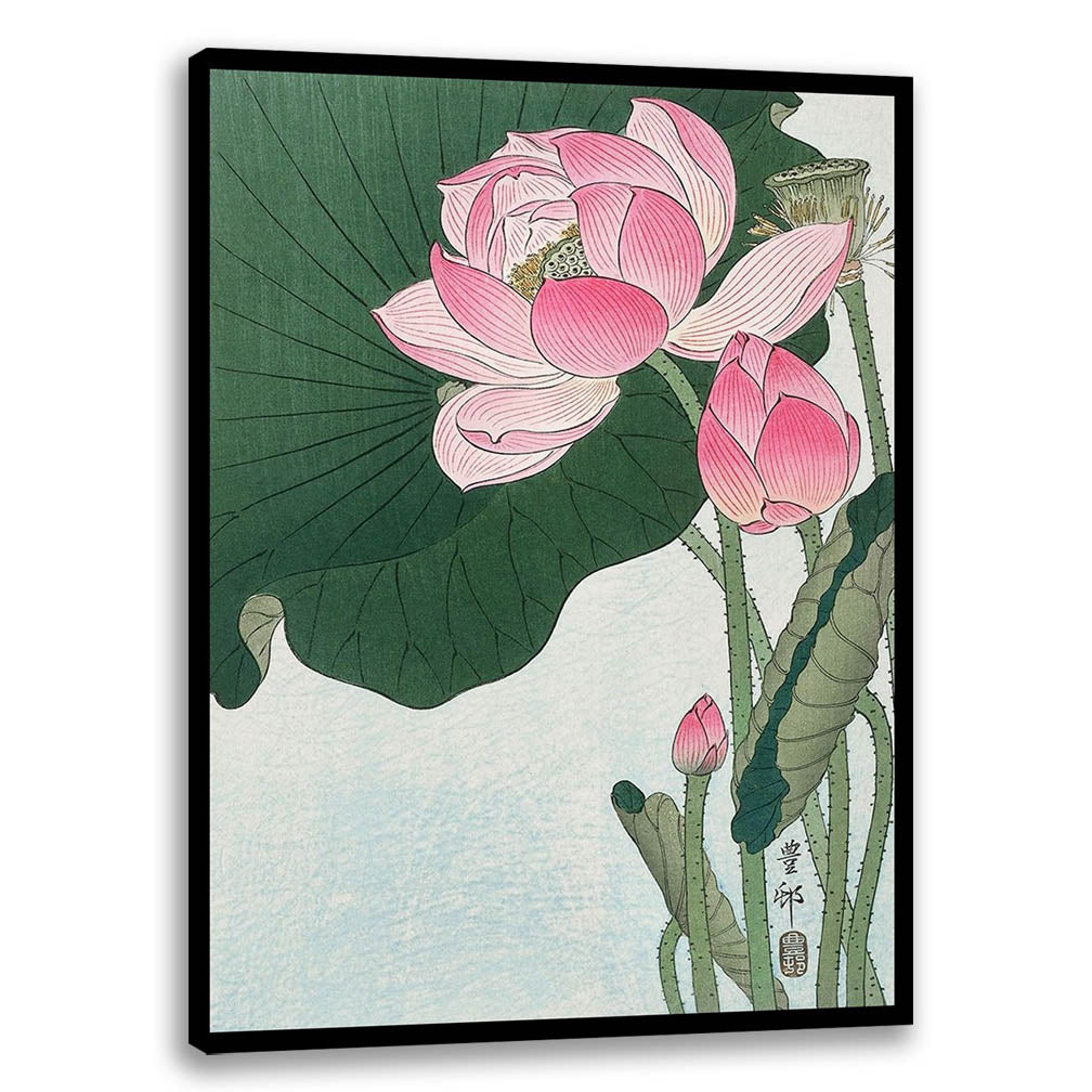 Blooming lotus flowers 13562 | Buy Flower Painting | Floral Art ...