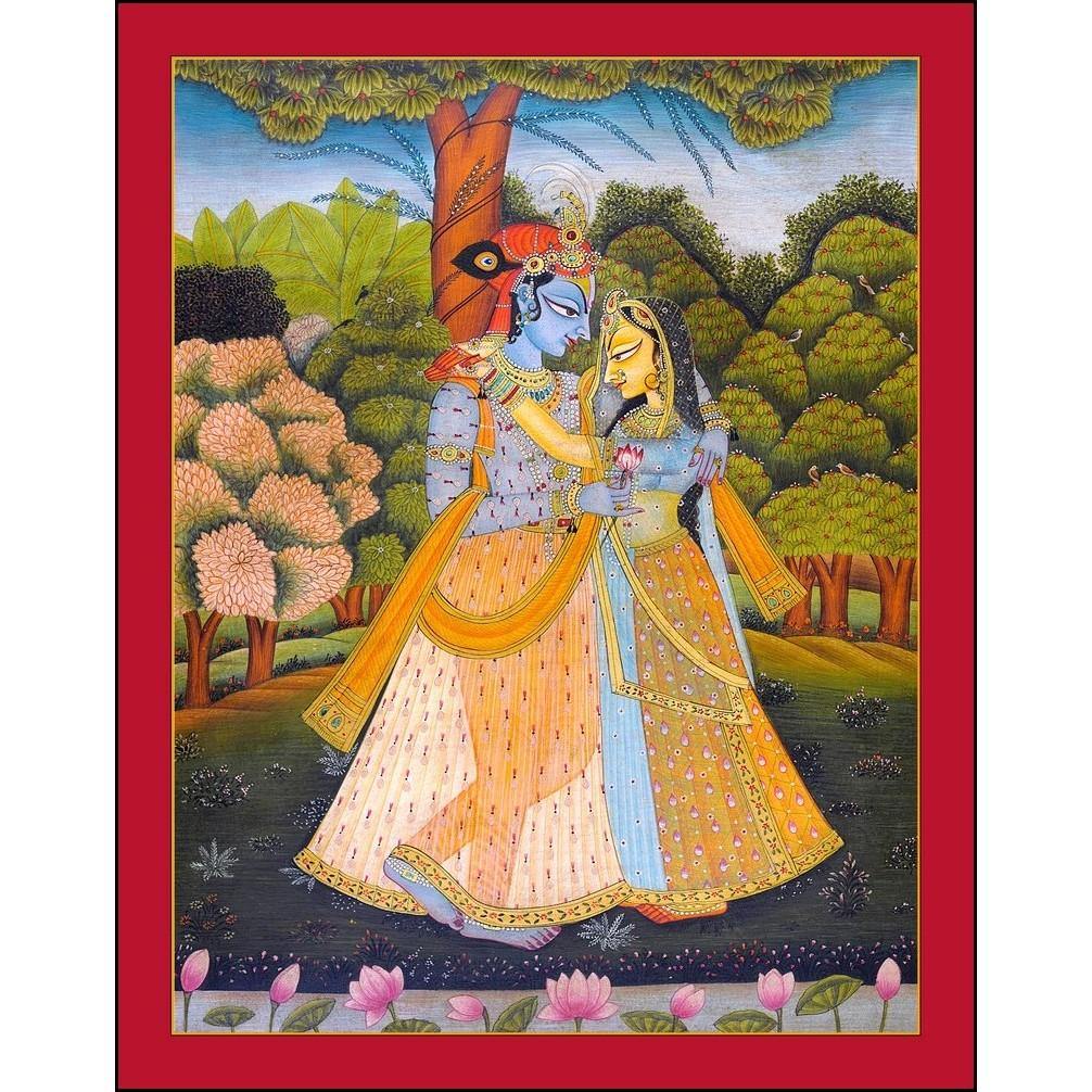 Radha Krishna Love - Classical Indian Art | Pichwai Painting ...