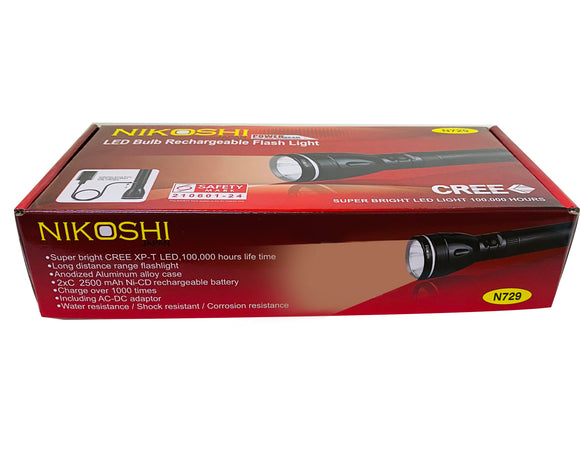 nikoshi torch light battery