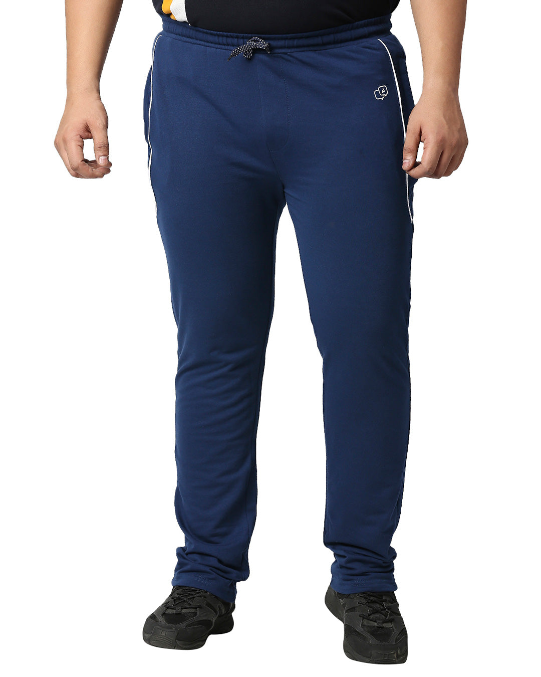 Alstyle Blue Logo Printed Sleek Track Pants for Men – Alstyle India