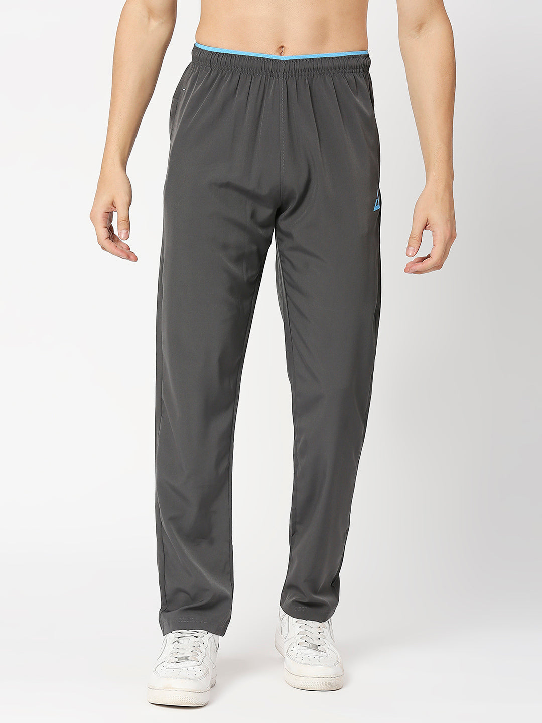 Plain Dark Grey Sleek Track Pants – Alstyle India