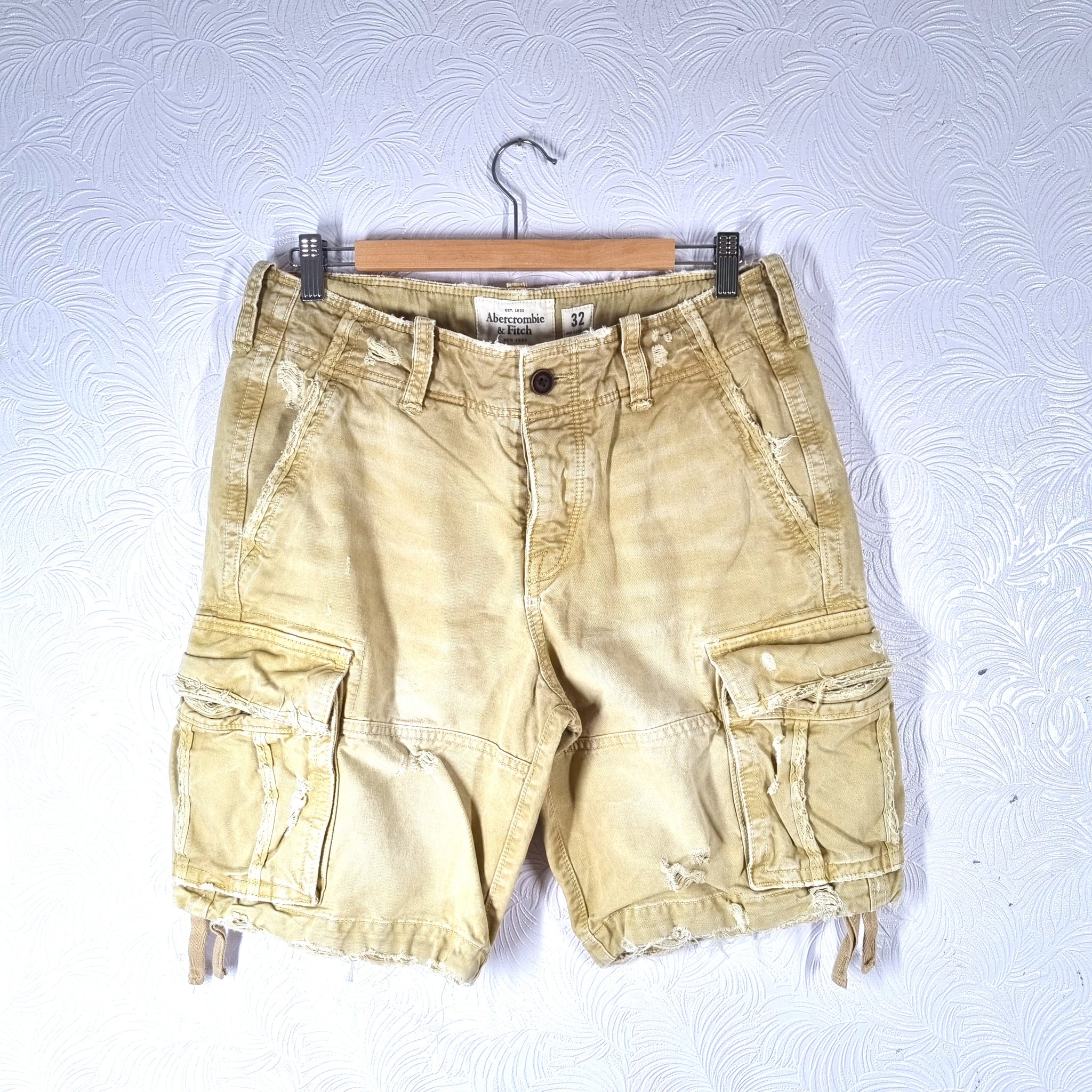 abercrombie twill shorts