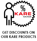 Get discounts on our KARE products