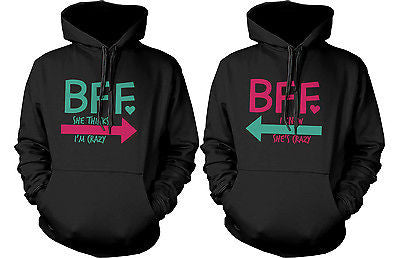 matching best friend hoodies