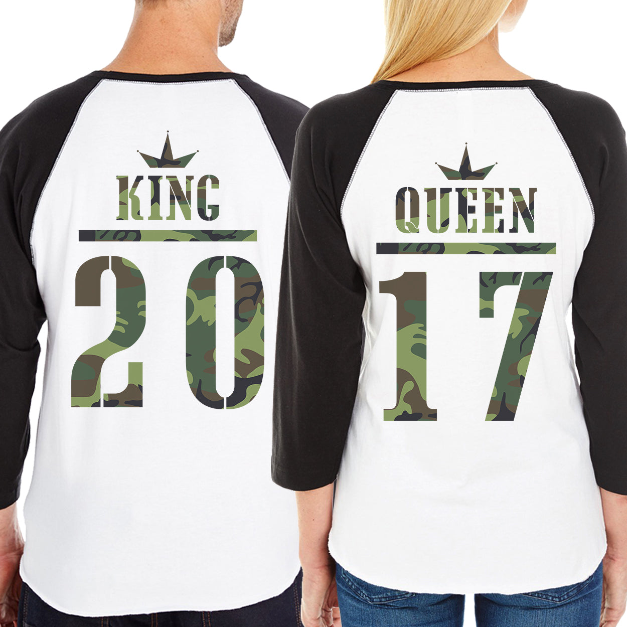 king and queen baseball jerseys