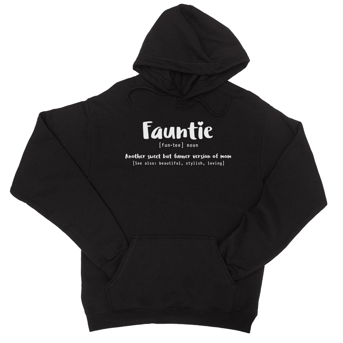 Fauntie Unisex Fleece Hoodie