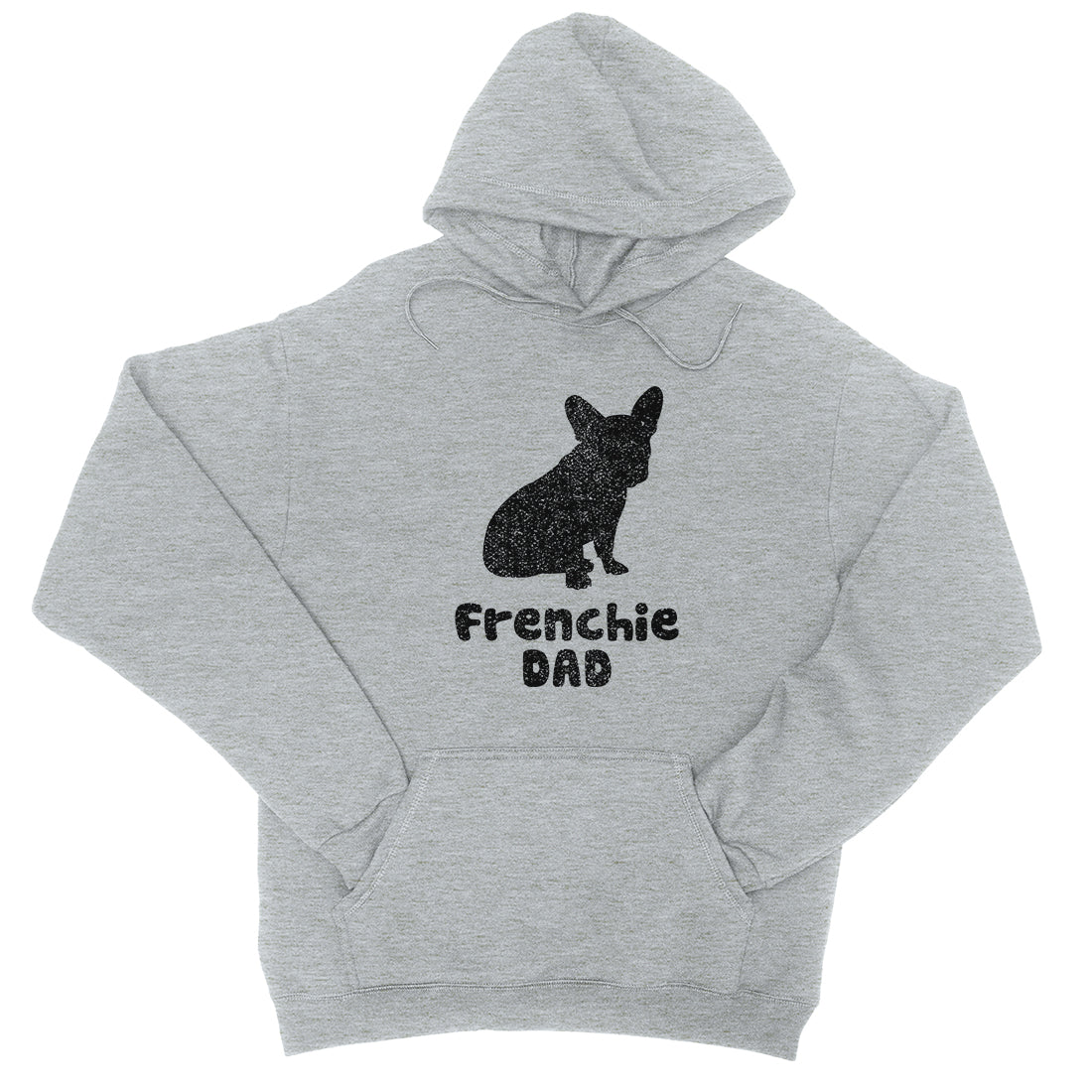 French Bulldog Dad Unisex Fleece Hoodie Playful Fun Father's Day