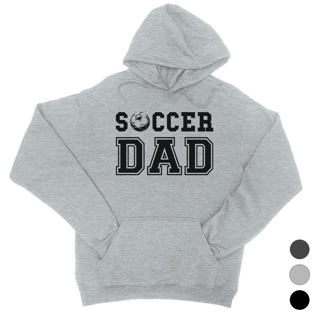 Soccer Dad Unisex Fleece Hoodie Fearless Supportive Cool Dad Gift