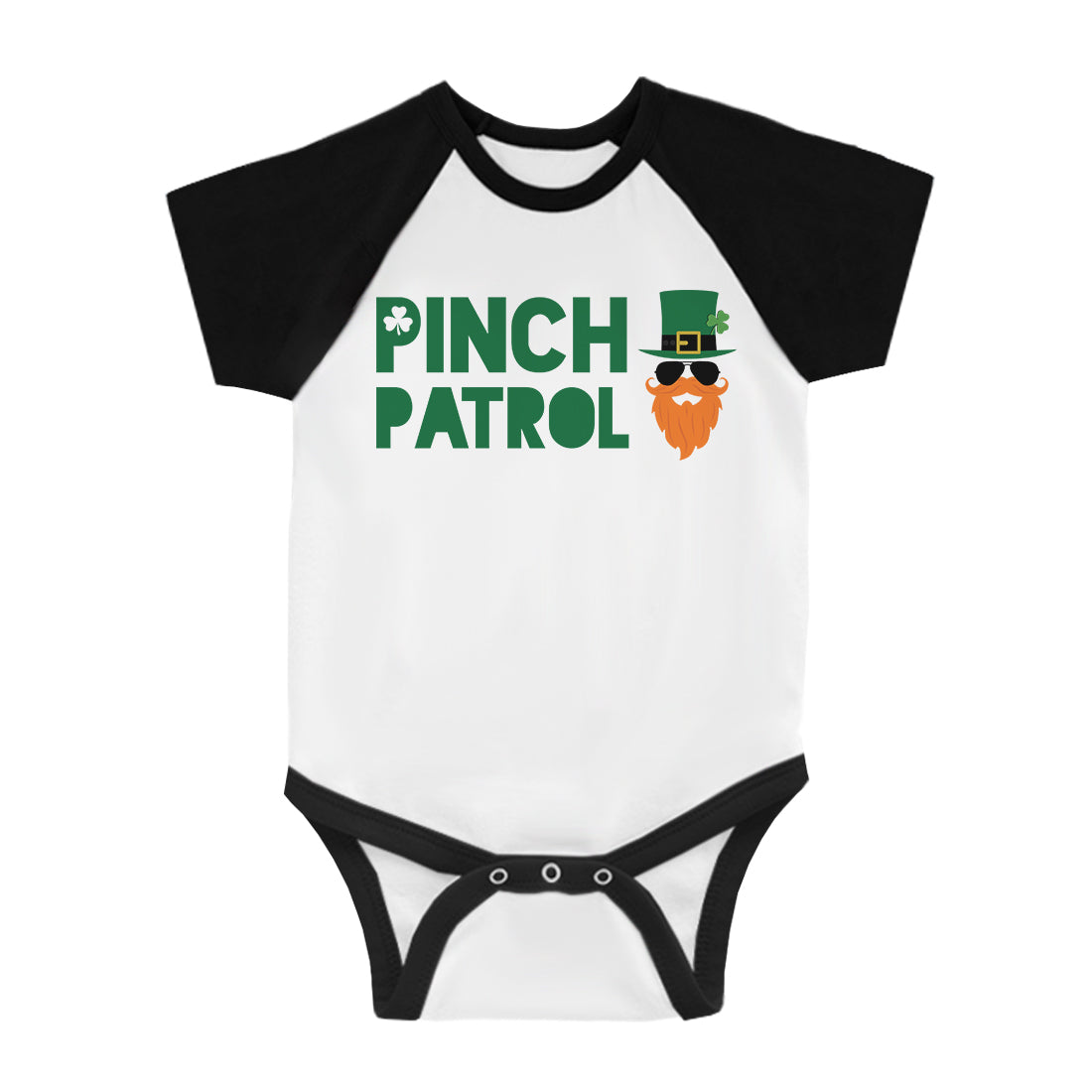 Pinch Patrol Leprechaun Infant Baseball Shirt For St Patrick'