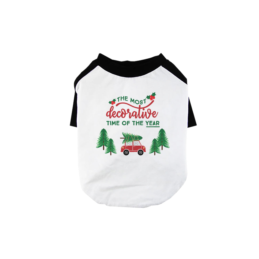 Decorative Christmas Time BKWT Pets Baseball Shirt