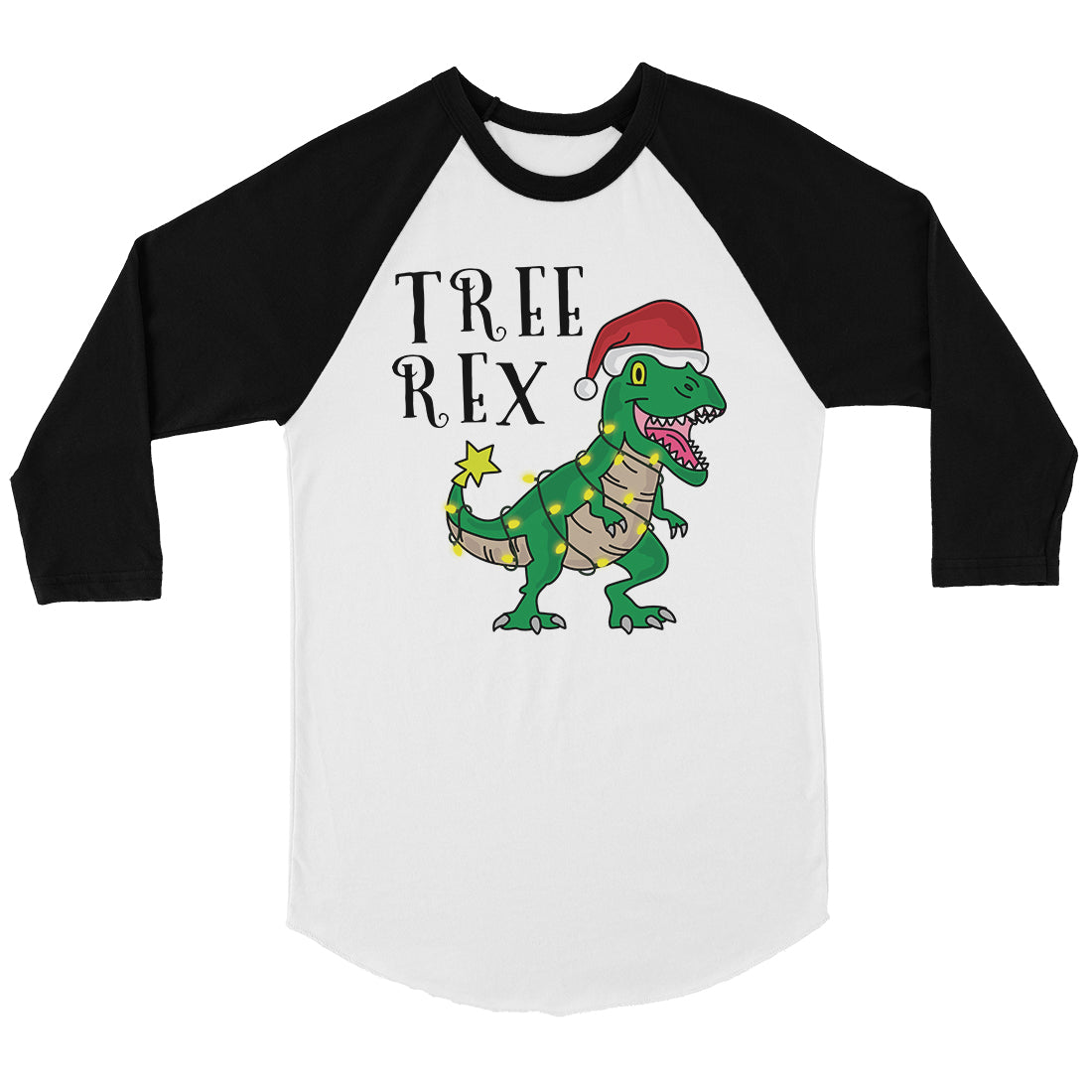 Tree Rex BKWT Mens Baseball Shirt