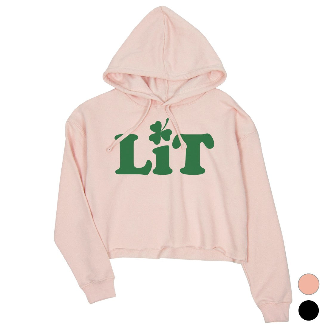 st patricks day cropped sweatshirt