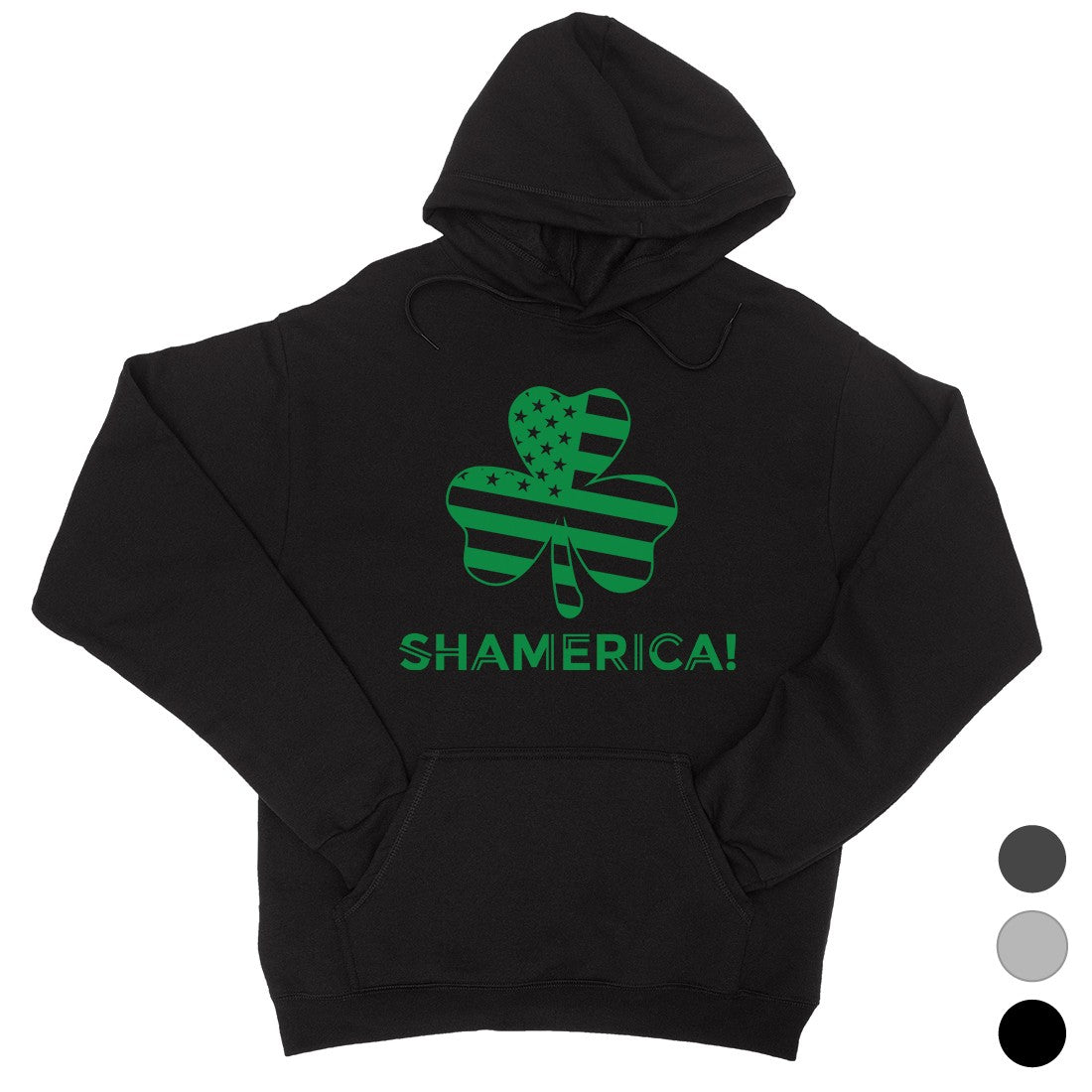 Shamerica Flag Unisex Saint Patrick's Day Hoodie Gag Irish Gift