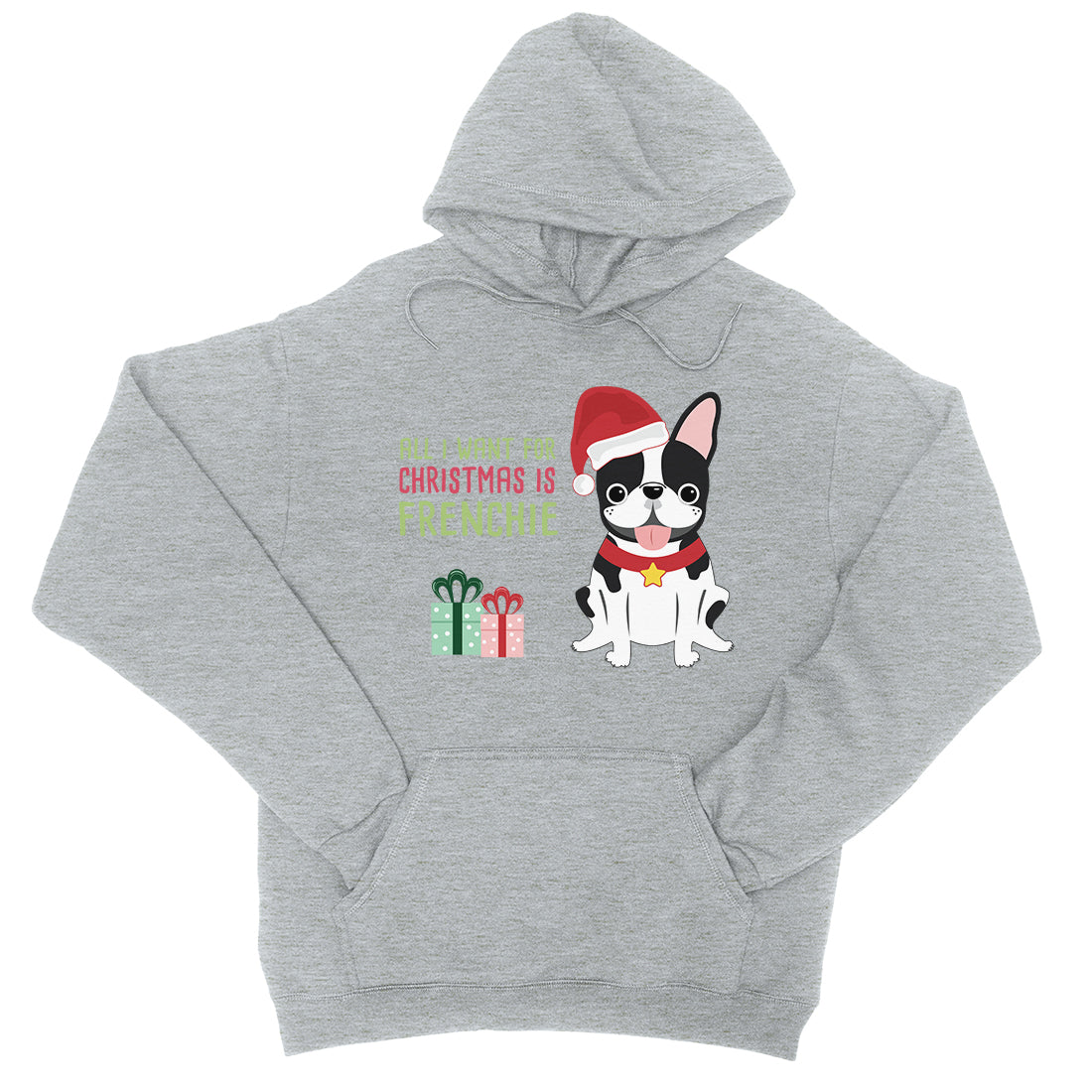 Christmas Frenchie Present Unisex Hoodie