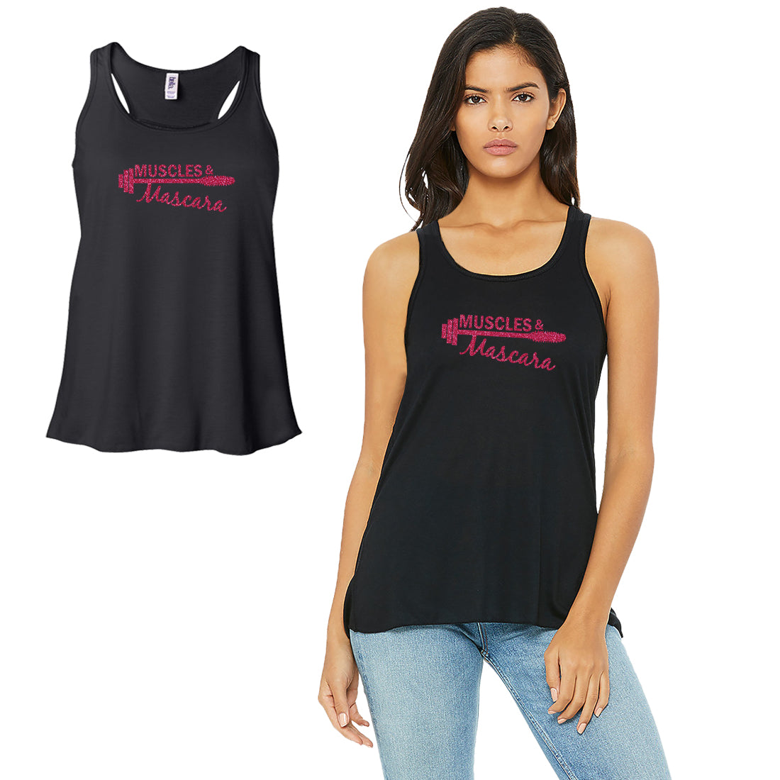 womens hot pink tank top