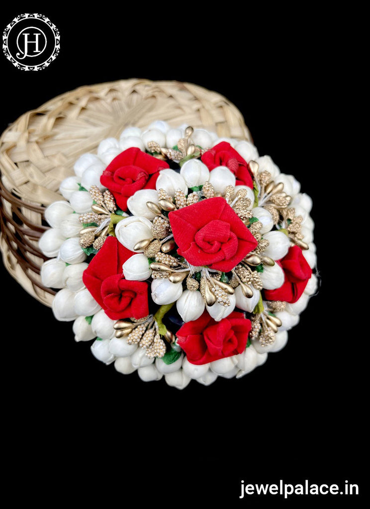 Buy Flower Hair Bun Beautiful Hair Gajra Accessories For Women Artificial  flower Gajra Hair Bun for OccasionFestival 20 Gr Online  Get 47 Off