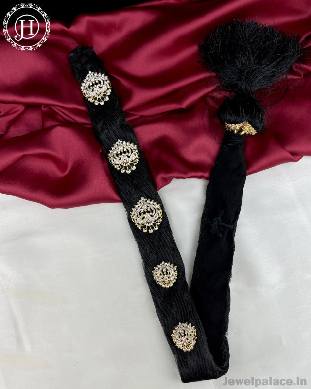 Pearls Lace Hair Plastic Donut Ring  Medium  Rakodi Indian Jewelry    Classical Dance Jewelry