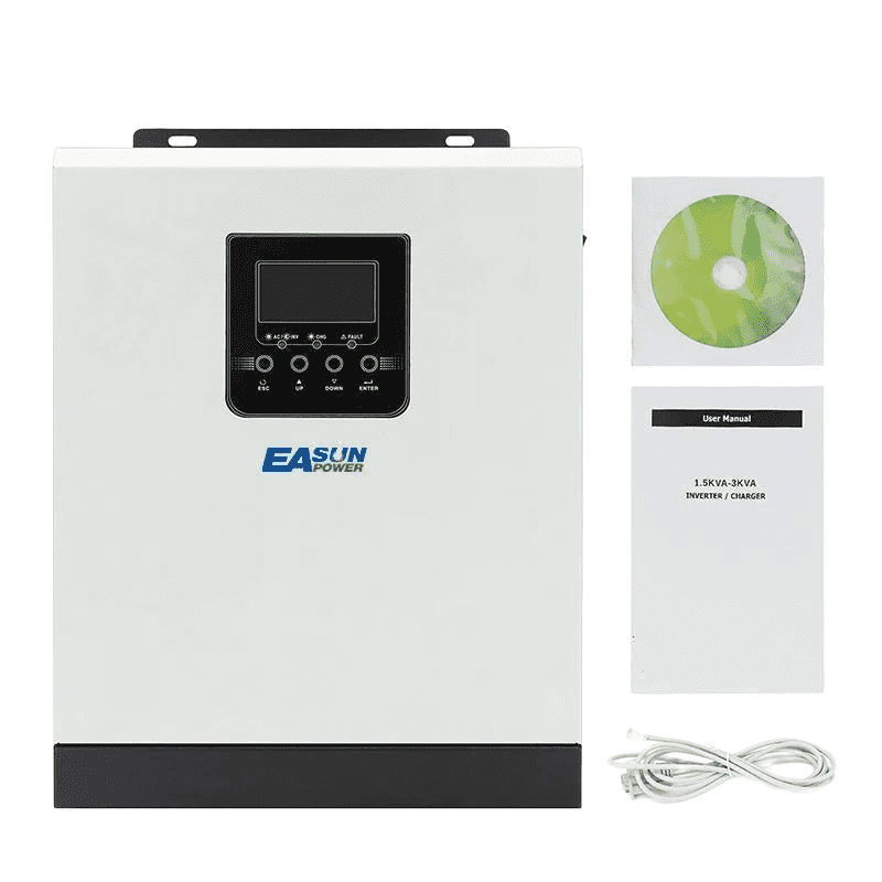 Hybrid Solar Inverter 2400 W 24V PV Input 80VDC 220 VAC Output Pure Sine Wave - 54 Energy - Renewable Energy Store