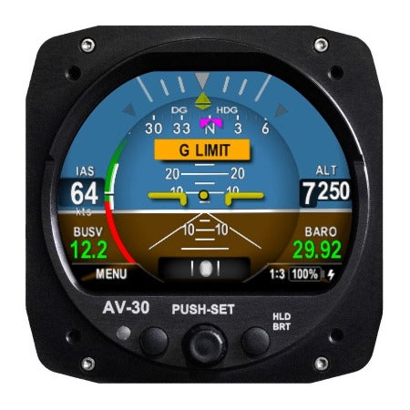 AV-30 Primary Flight Display- Certified