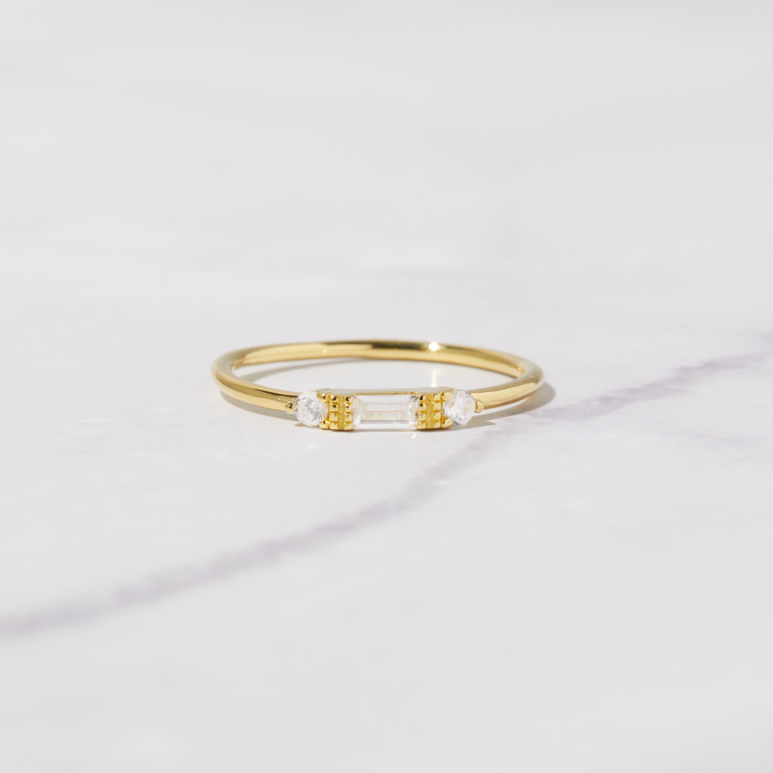 Dainty Baguette Ring - Sami Jewels product image