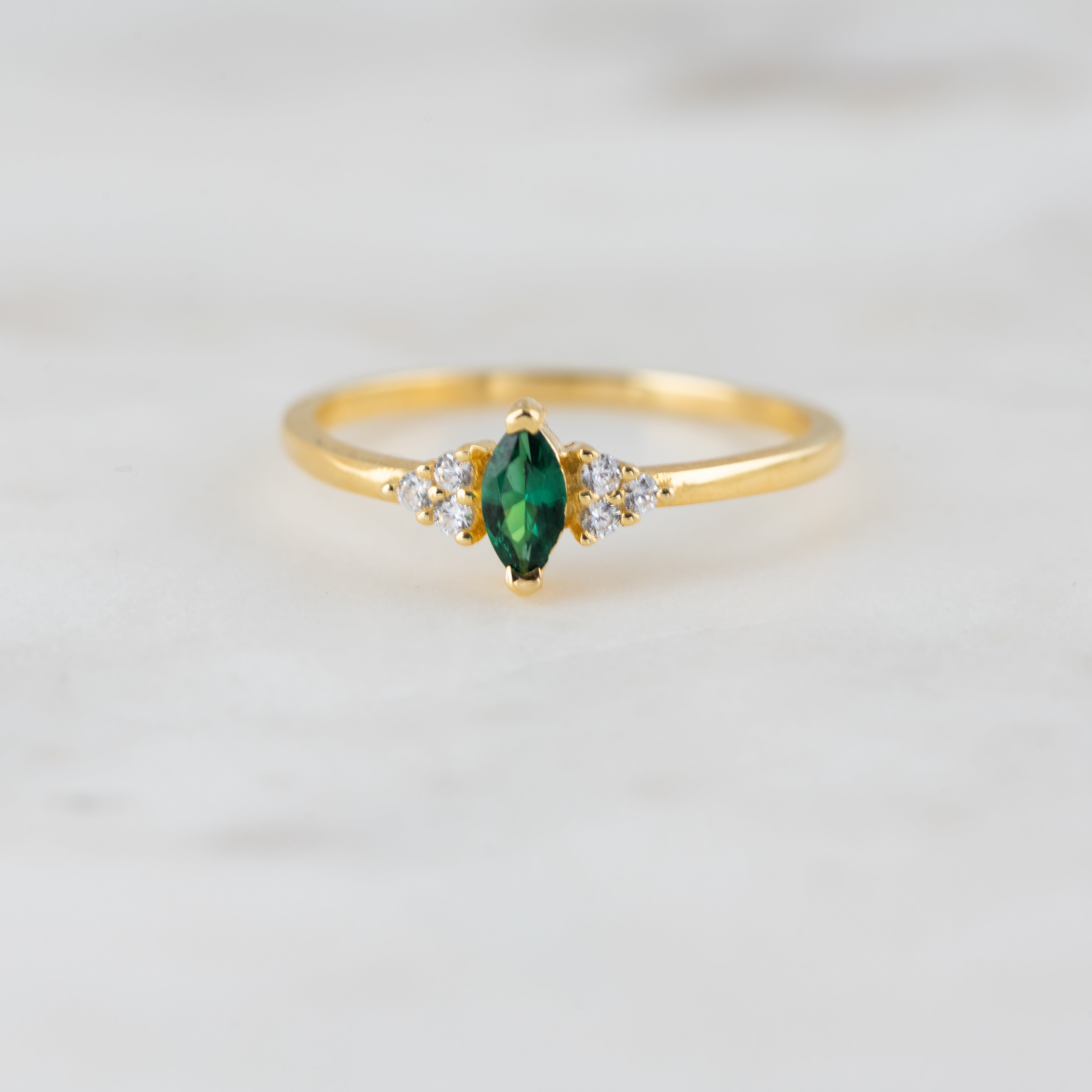 Emerald Marquise Ring – Sami Jewels