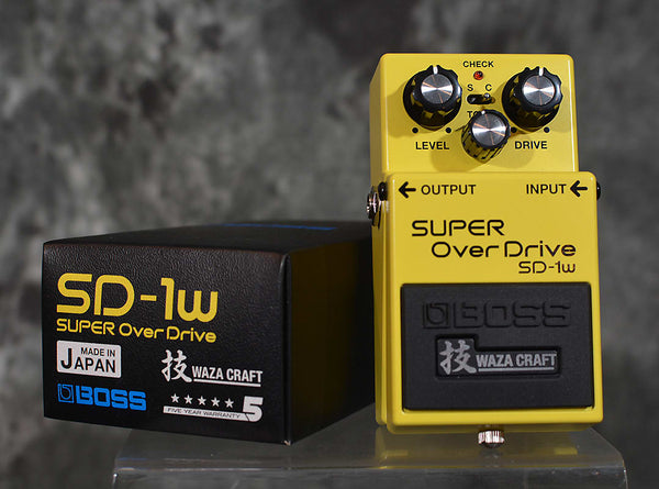 人気の贈り物が BOSS SUPER OverDrive SD-1w J 技WAZA CRAFT made in