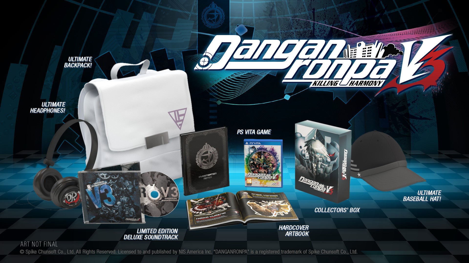 Ps vita collection. PLAYSTATION Vita Limited Edition. Danganronpa v3 PS Vita. Коллекционное издание Danganronpa. Danganronpa v3 Killing Harmony PS Vita.