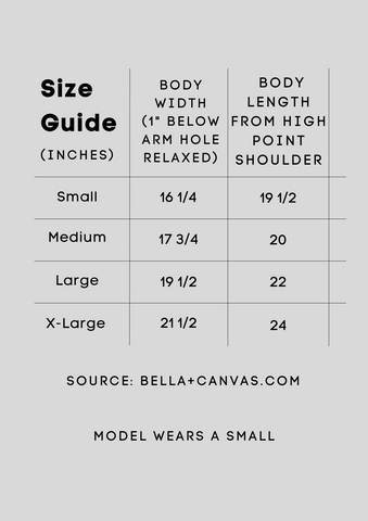 Blur Cheek Tank Size Guide