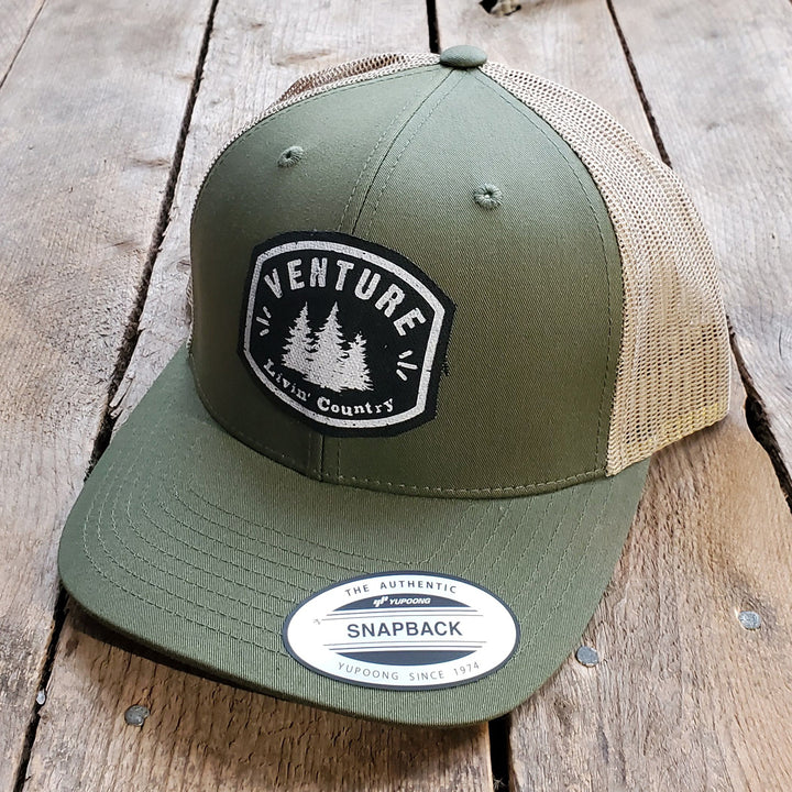 Livin' Country Venture Mountain Snapback Cap – Livin' Country Apparel &  Accessories