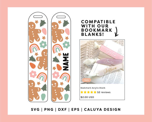 Bookmark Template SVG  Holiday Baking SVG – Caluya Design