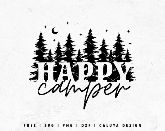FREE Camp Life SVG  Camping SVG Cut File for Cricut, Cameo Silhouette –  Caluya Design