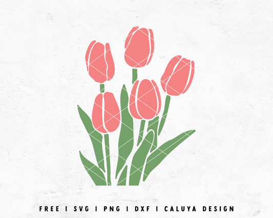 How to Screen Print a Custom Tea Towel: FREE Tulip SVG File