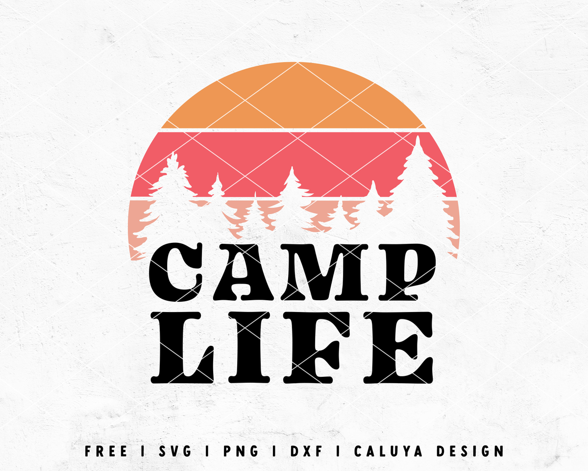 Free Camp Life SVG File