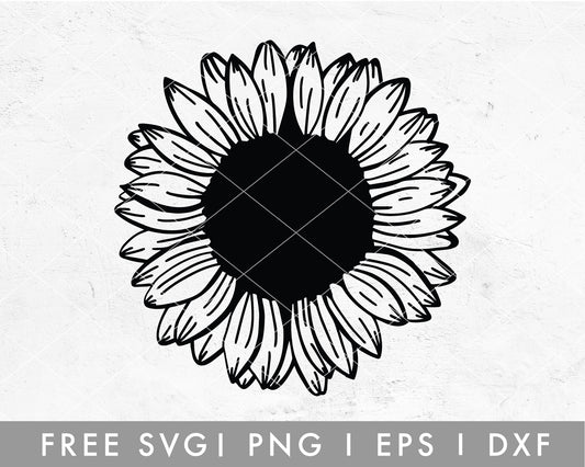 Free Svg For Cricut, Sunflower Split Monogram Free SVG, Cricut Svg Cut  Files, Glowforge File - Craftmegood