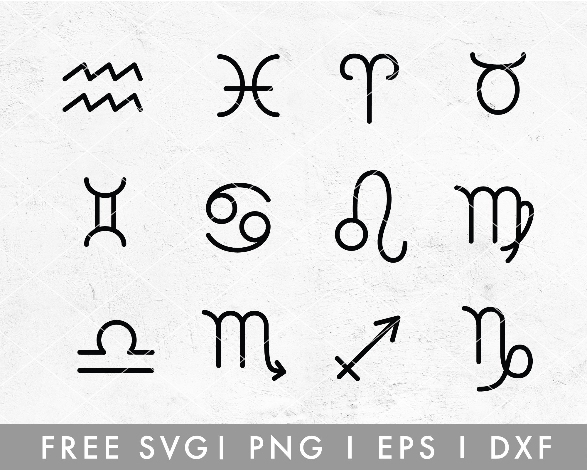 FREE Zodiac Signs SVG | Caluya Design | Reviews on Judge.me