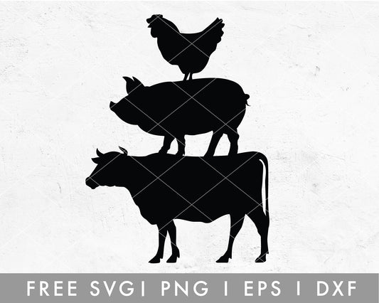 farm animal silhouettes