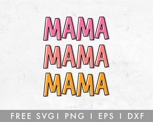 Free Boy MAMA SVG Cut File for Cricut, Cameo Silhouette