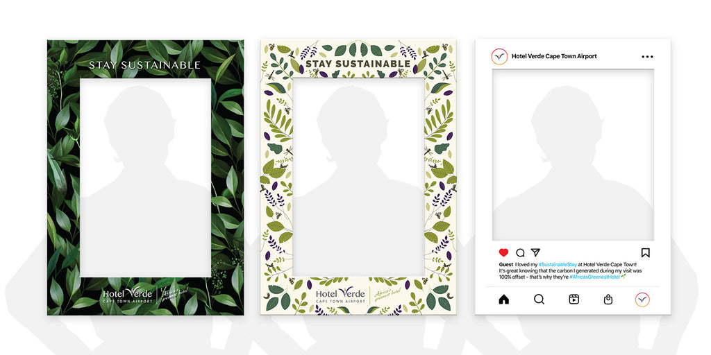 Hotel Verde: Selfie Boards Design