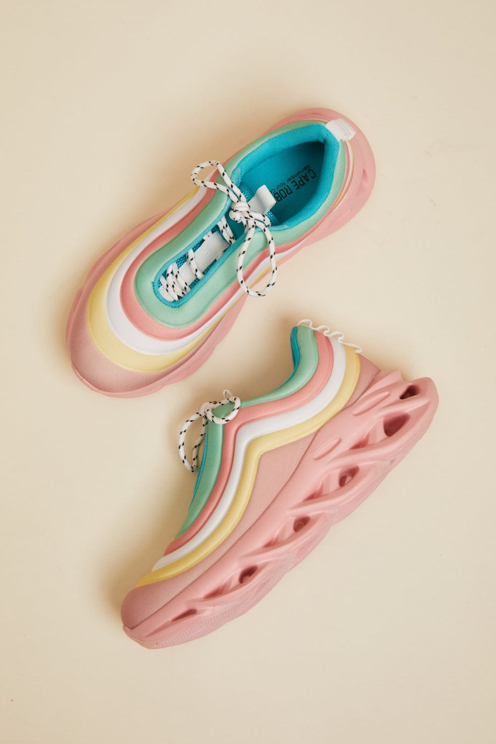 SAVLUXE Shoes Fun Times Multicolored Sneakers