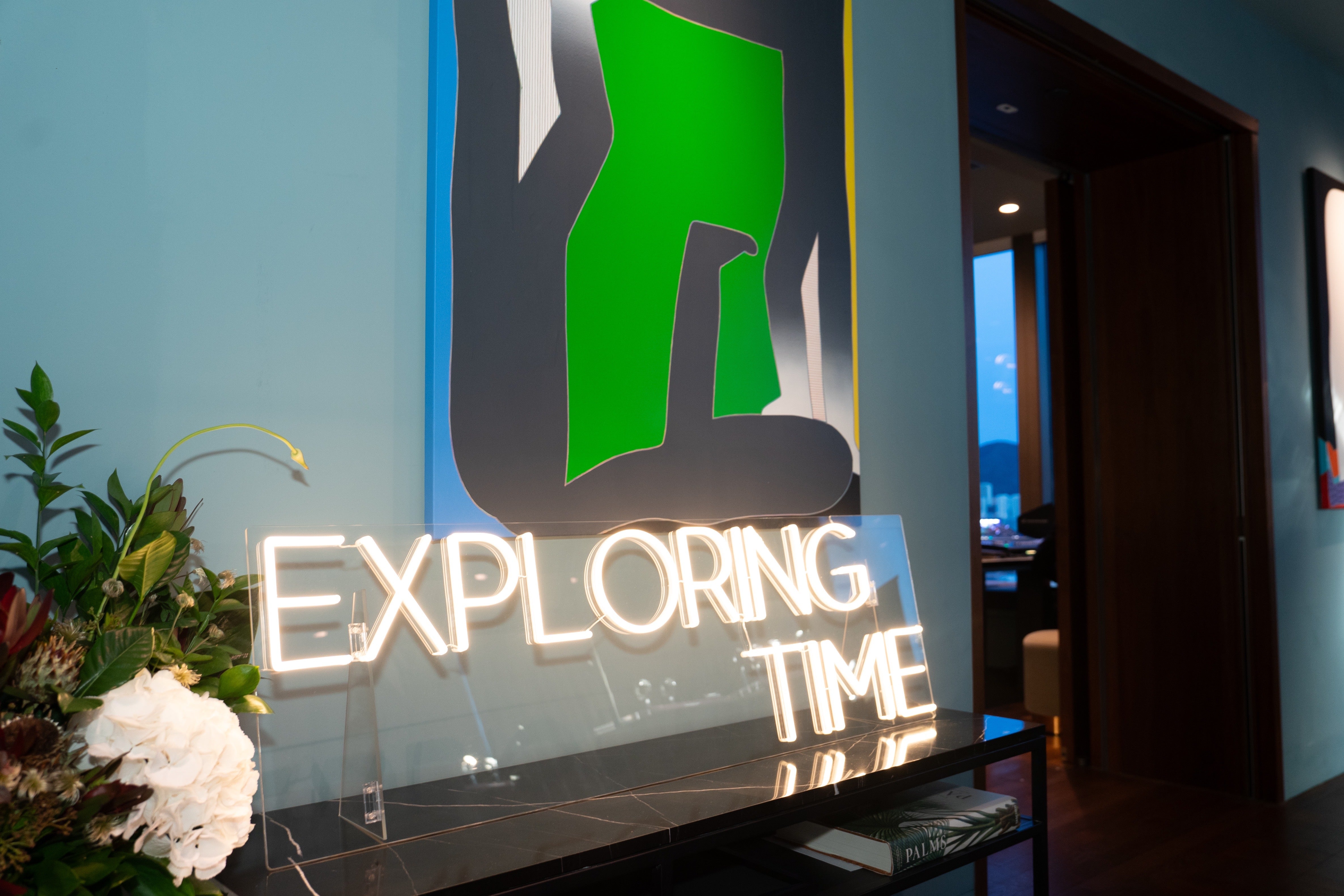 Exploring Time Carl F. Bucherer LED Neon Sign