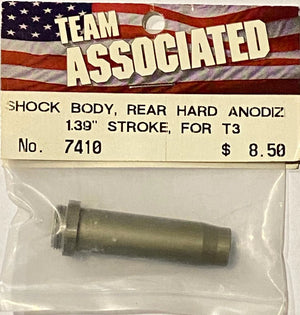 Team Associated 7410 shock body rear hard anodized - Sheldon's Hobbies