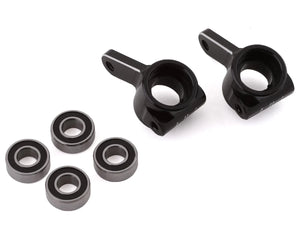 Hot Racing Traxxas Slash Aluminum Front Knuckle Set (Black) - HRATE21X01 - Sheldon's Hobbies