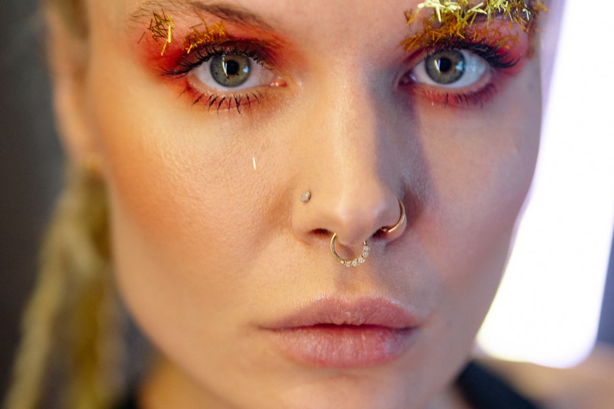 LV Clip-On Nose Ring