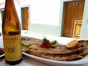 Fish of the day with Deu La Deu Alvarinho