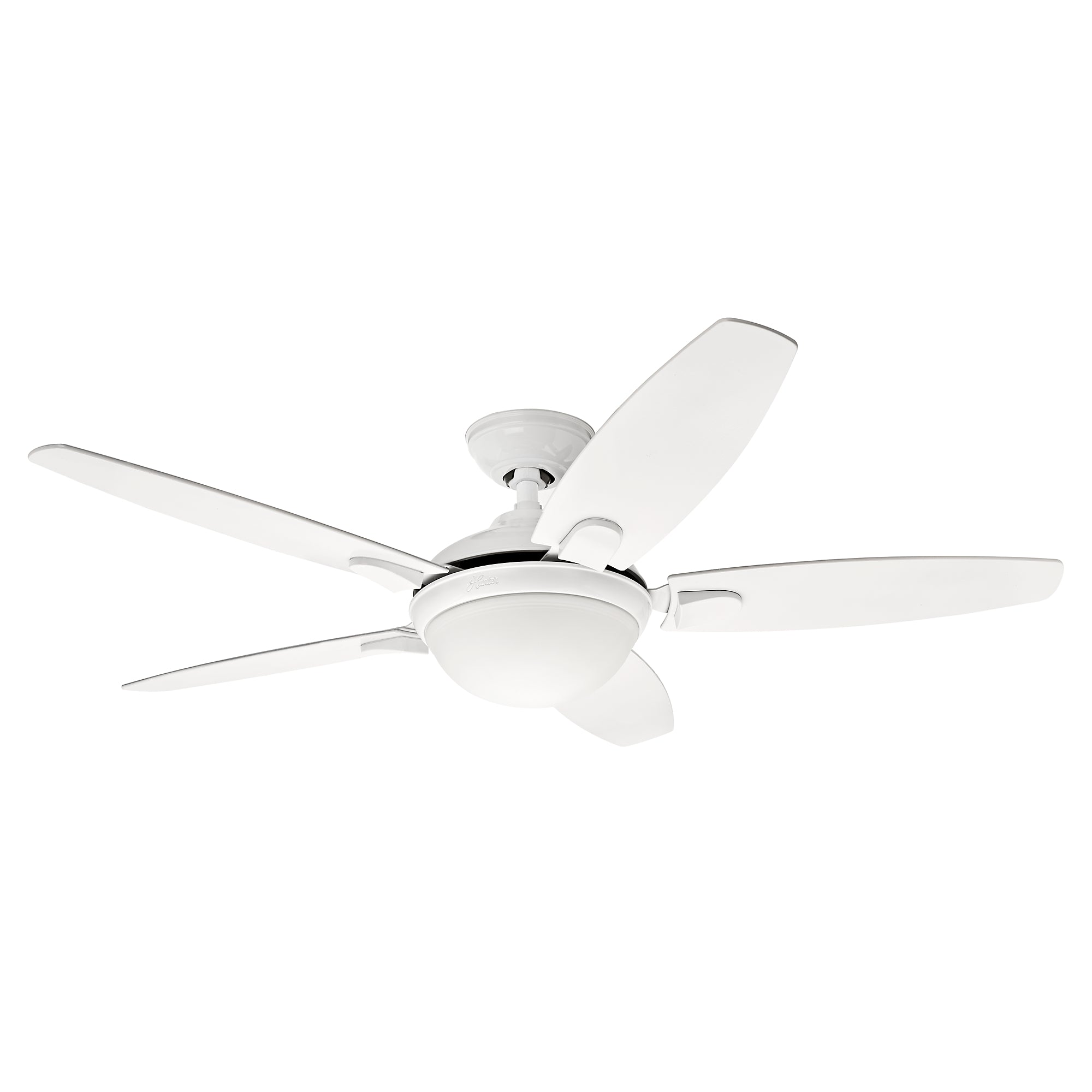 Liliana ceiling fan in fresh white finish