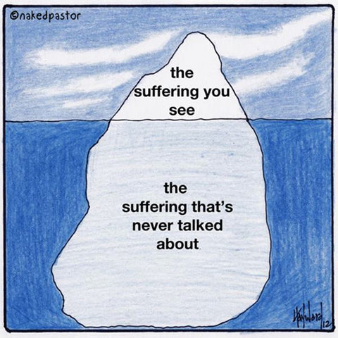 the suffering you don't see cartoon by nakedpastor david hayward