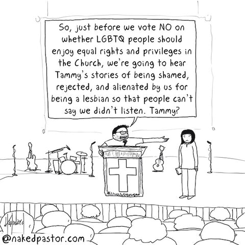 "We Didn't Listen" cartoon by nakedpastor David Hayward